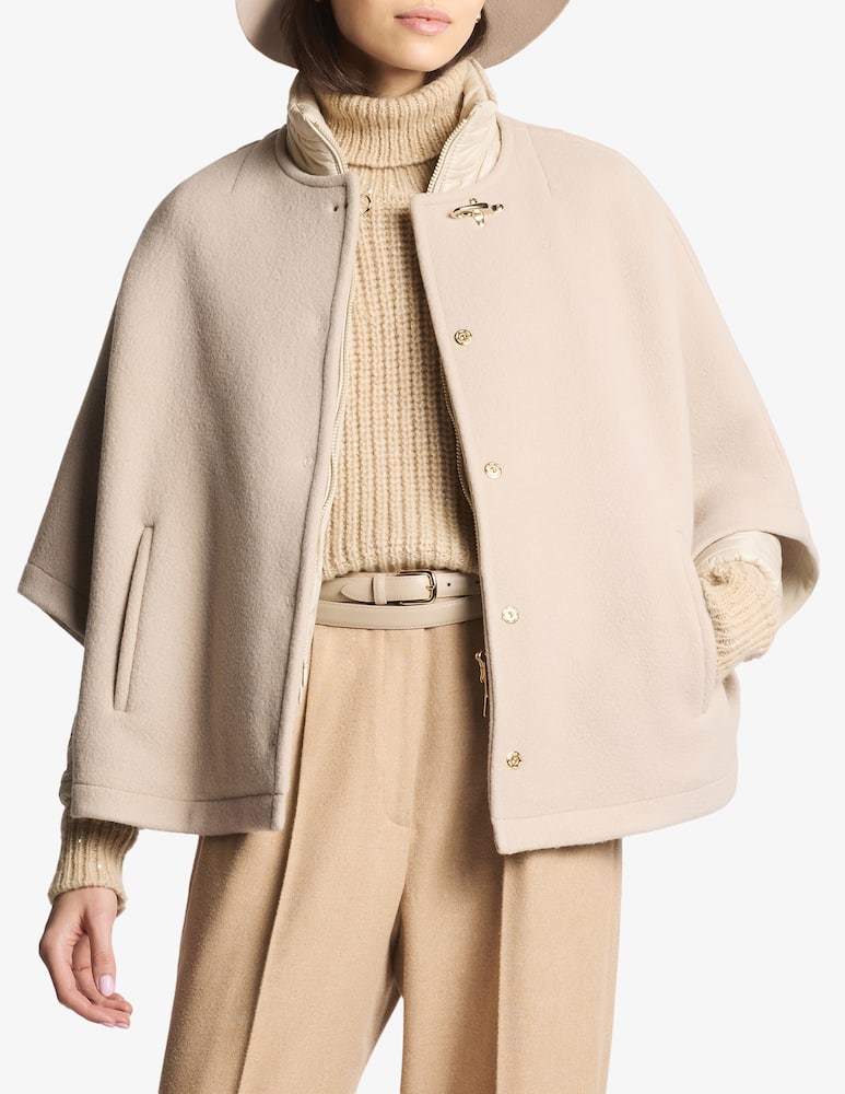 rinascente Fay Mantella 3 in 1 Double-face in Lana e Cashmere