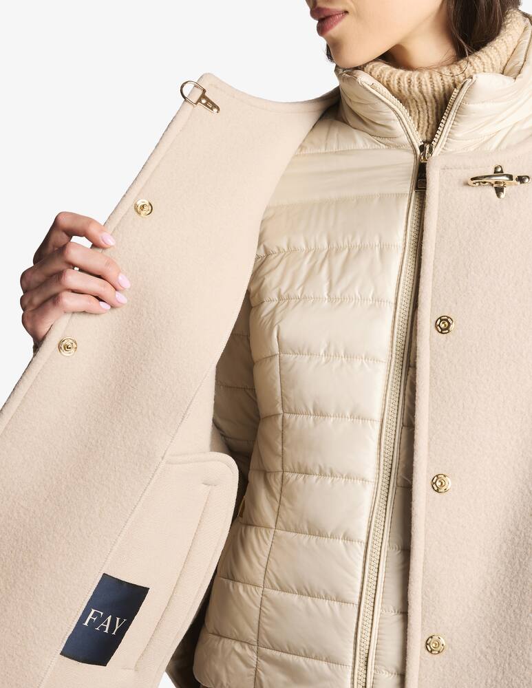 rinascente Fay Mantella 3 in 1 Double-face in Lana e Cashmere