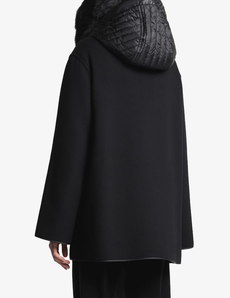 rinascente Fay Caban bimateriale in lana e cashmere