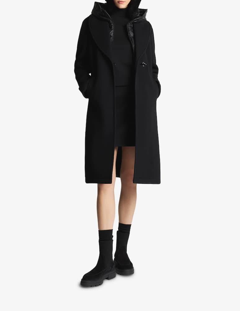 Fay Hooded wool overcoat - picture 1 Fay Hooded wool overcoat - picture 1