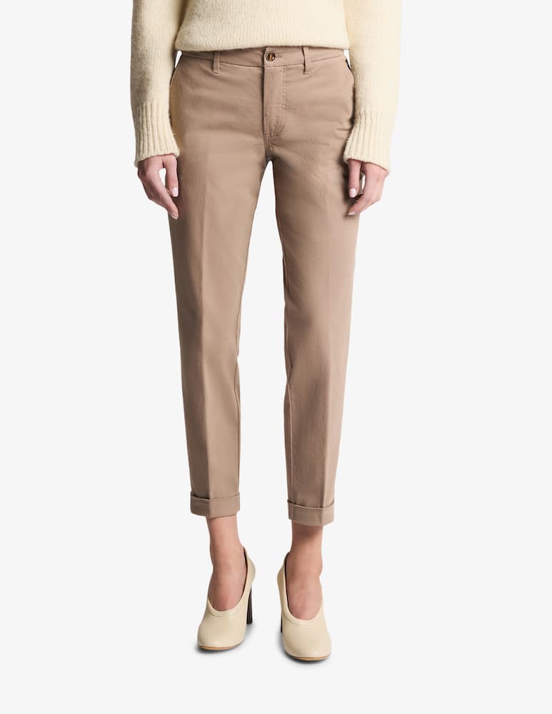 rinascente Fay Slim Trousers in Strech Cotton
