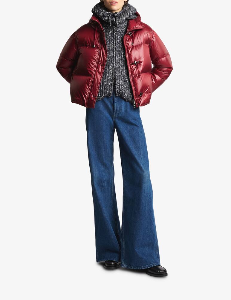 rinascente Fay 5 Pocket Palazzo Trousers in Denim