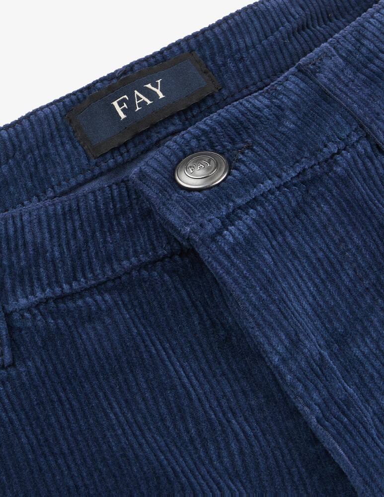 rinascente Fay Slim trousers in stretch corduroy