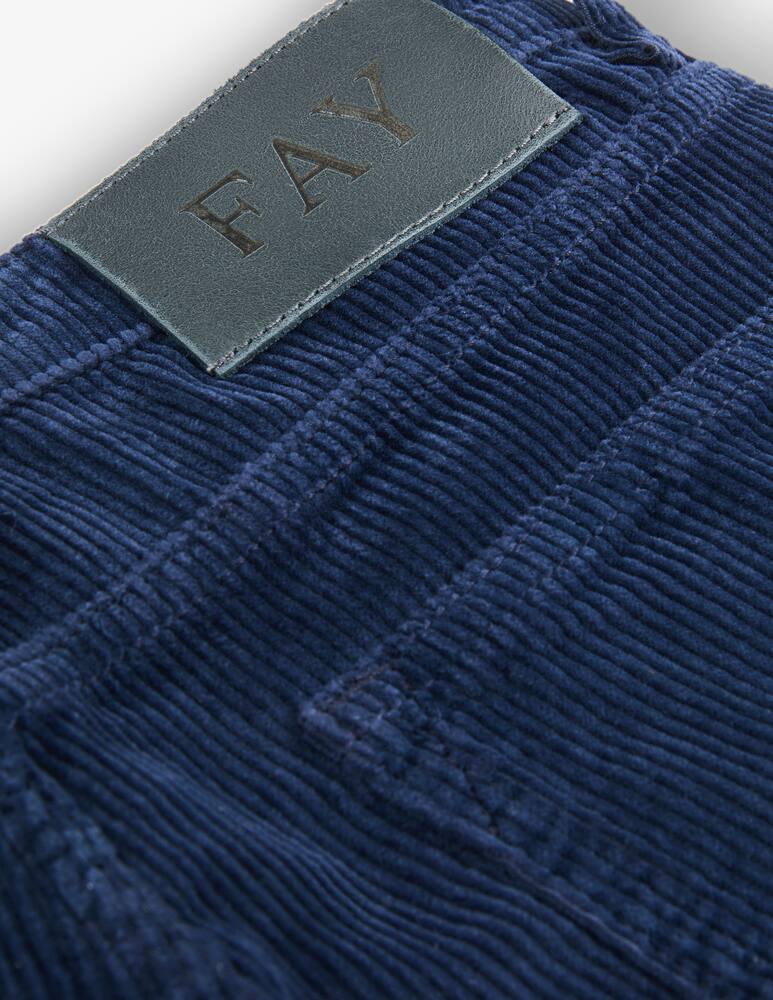 rinascente Fay Slim trousers in stretch corduroy
