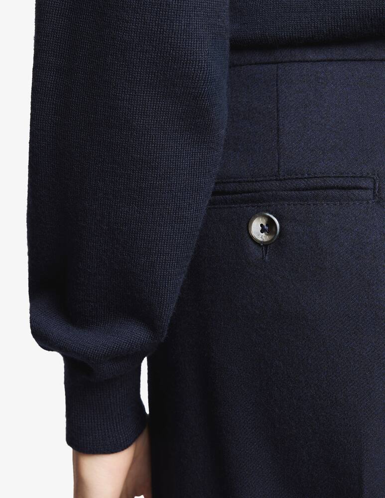 rinascente Fay Pantaloni regular in flanella di lana e viscosa