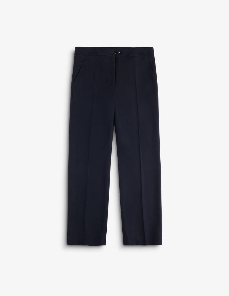 rinascente Fay Regular Trousers in Wool and Viscose Mélange Flannel