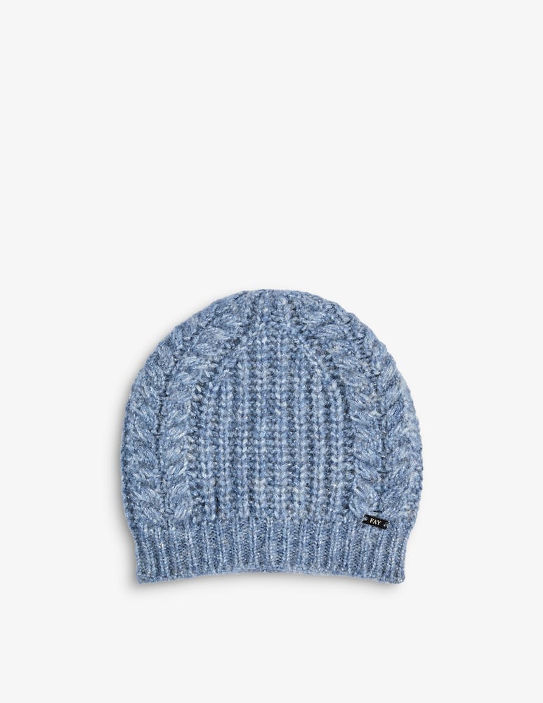 rinascente Fay Beanie in Mélange Alpaca