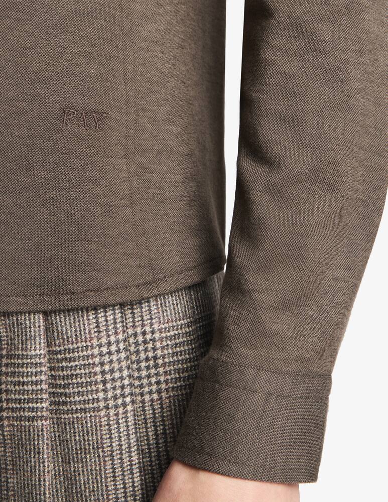 rinascente Fay Slim piquet jersey shirt