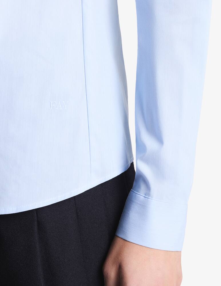 rinascente Fay Slim Shirt in Stretch Cotton