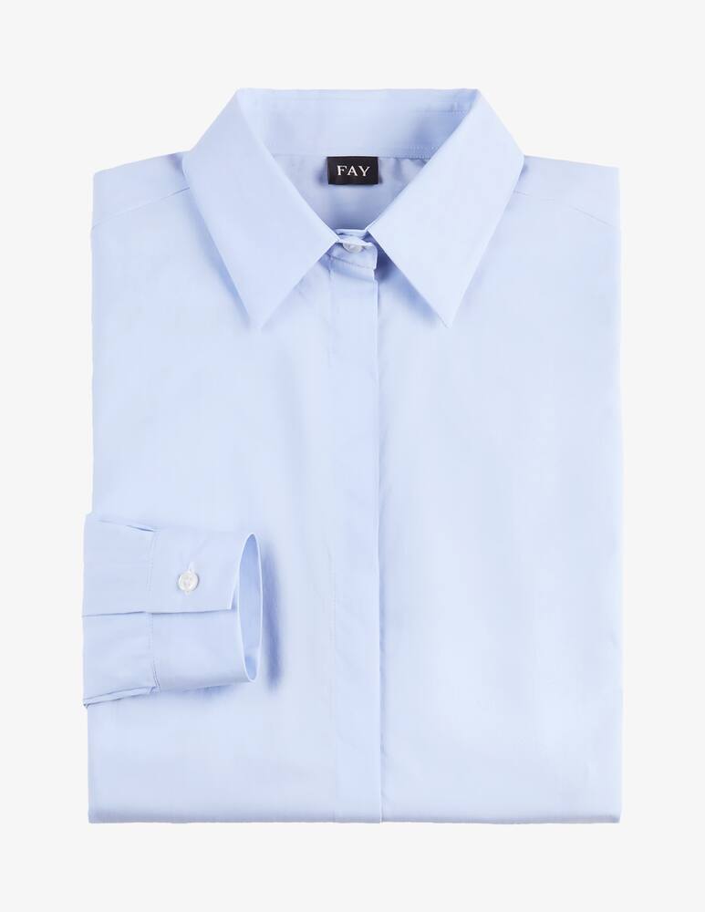 rinascente Fay Slim Shirt in Stretch Cotton