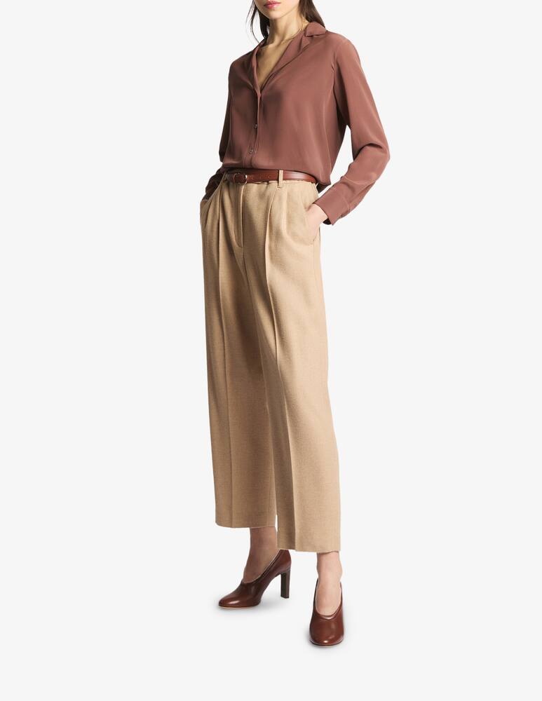 rinascente Fay Camicia Slim in Crêpe De Chiné