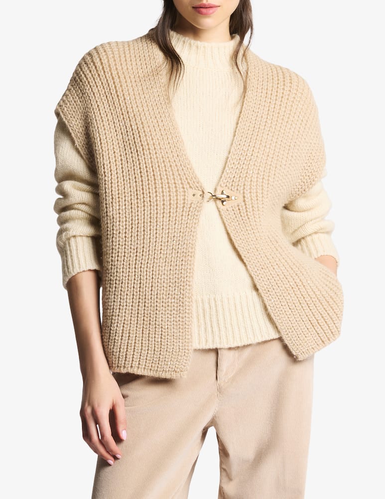 rinascente Fay Waistcoat in Mohair with Sequins