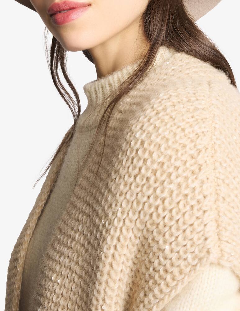 rinascente Fay Waistcoat in Mohair with Sequins