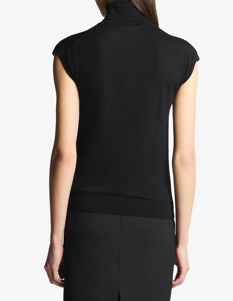 rinascente Fay Sleeveless Turtleneck in Wool