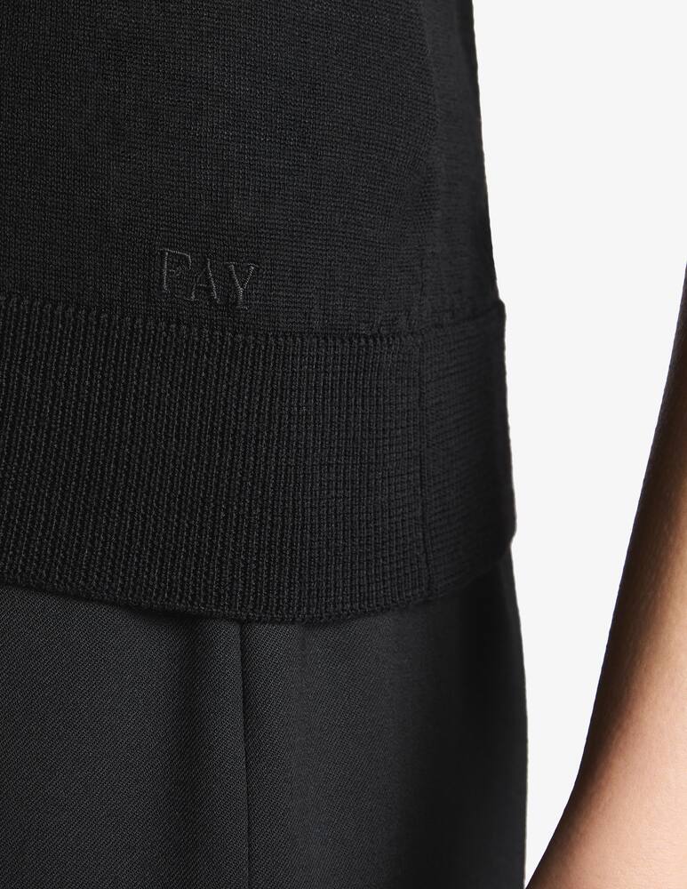 rinascente Fay Sleeveless Turtleneck in Wool