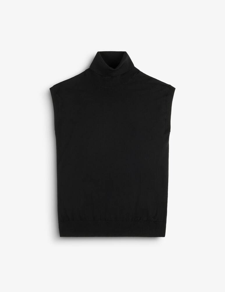 rinascente Fay Sleeveless Turtleneck in Wool