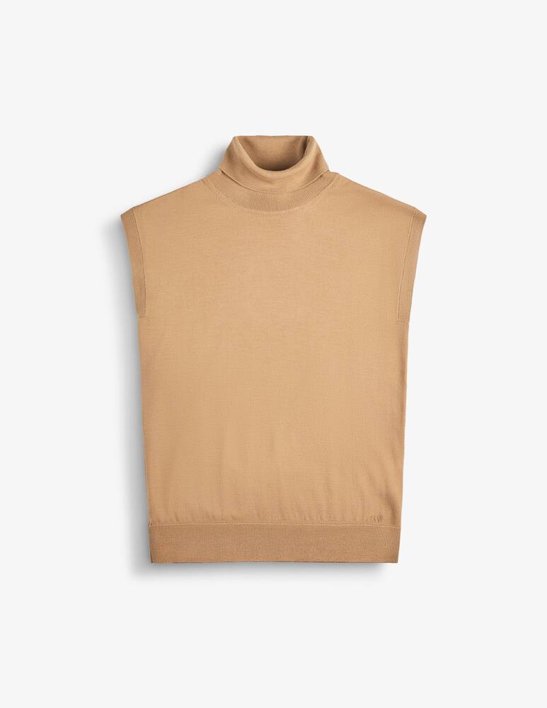 rinascente Fay Sleeveless Turtleneck in Wool