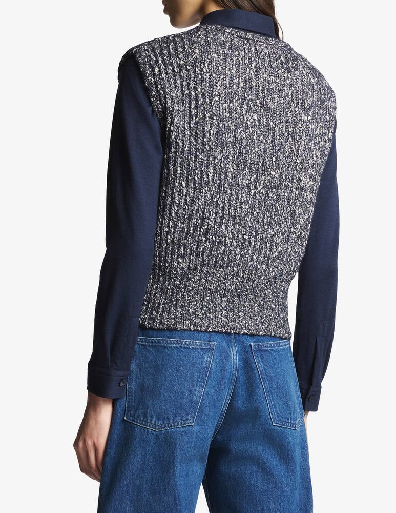 Fay Gilet in cotone e alpaca - immagine 3 Fay Gilet in cotone e alpaca - immagine 3