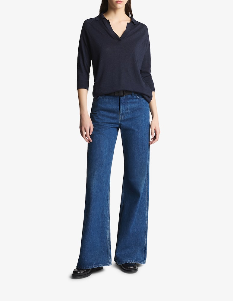 Fay Polo shirt in viscose cashmere - picture 2