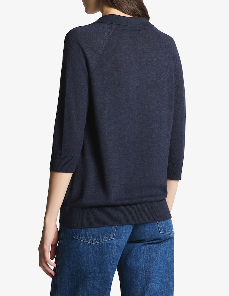 Fay Polo shirt in viscose cashmere - picture 3