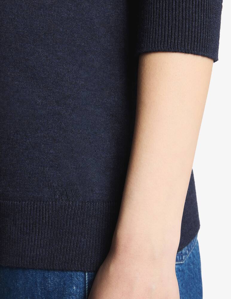 Fay Polo shirt in viscose cashmere - picture 4