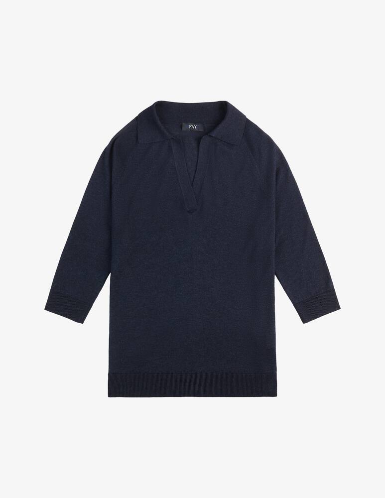 rinascente Fay Polo shirt in viscose cashmere