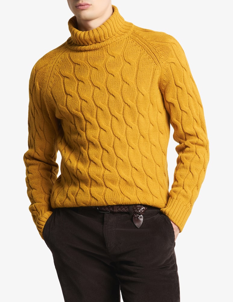 rinascente Fay Dolcevita lana intrecciata