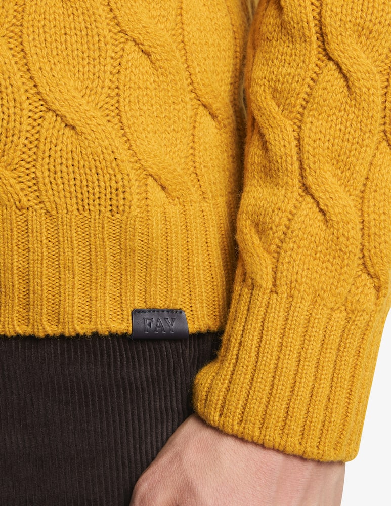 rinascente Fay Dolcevita lana intrecciata