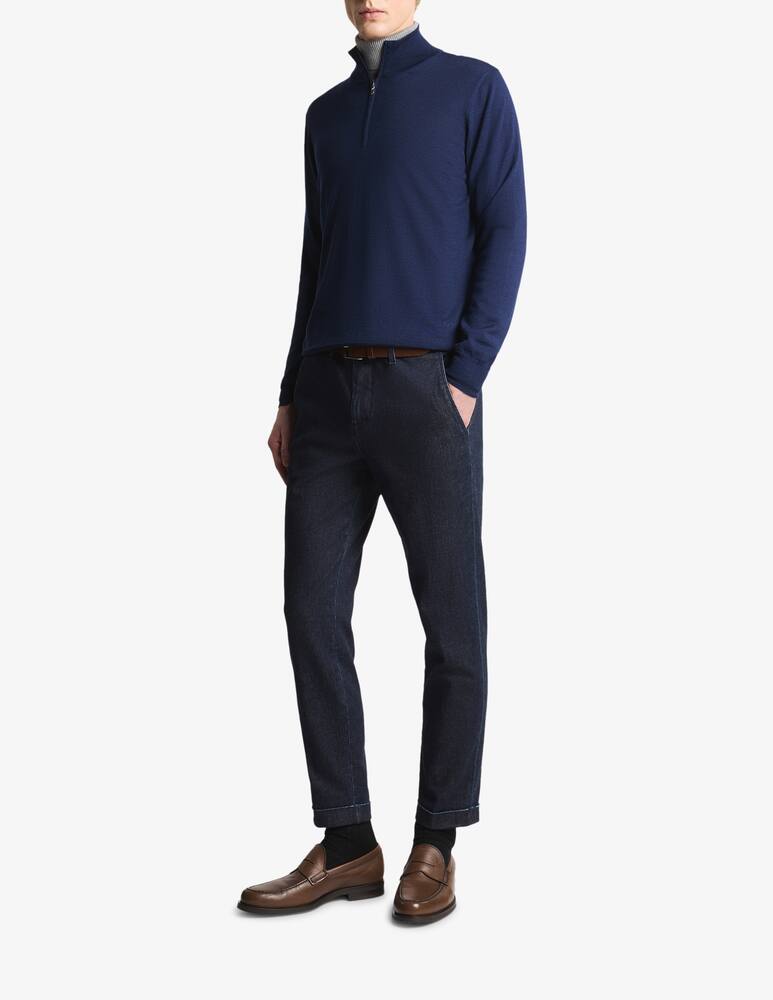 rinascente Fay Maglia collo alto in lana e seta