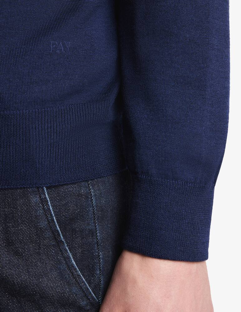 rinascente Fay Maglia collo alto in lana e seta