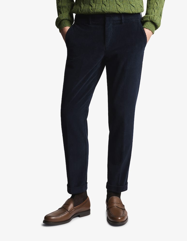 Fay Pantaloni slim in velluto - immagine 1