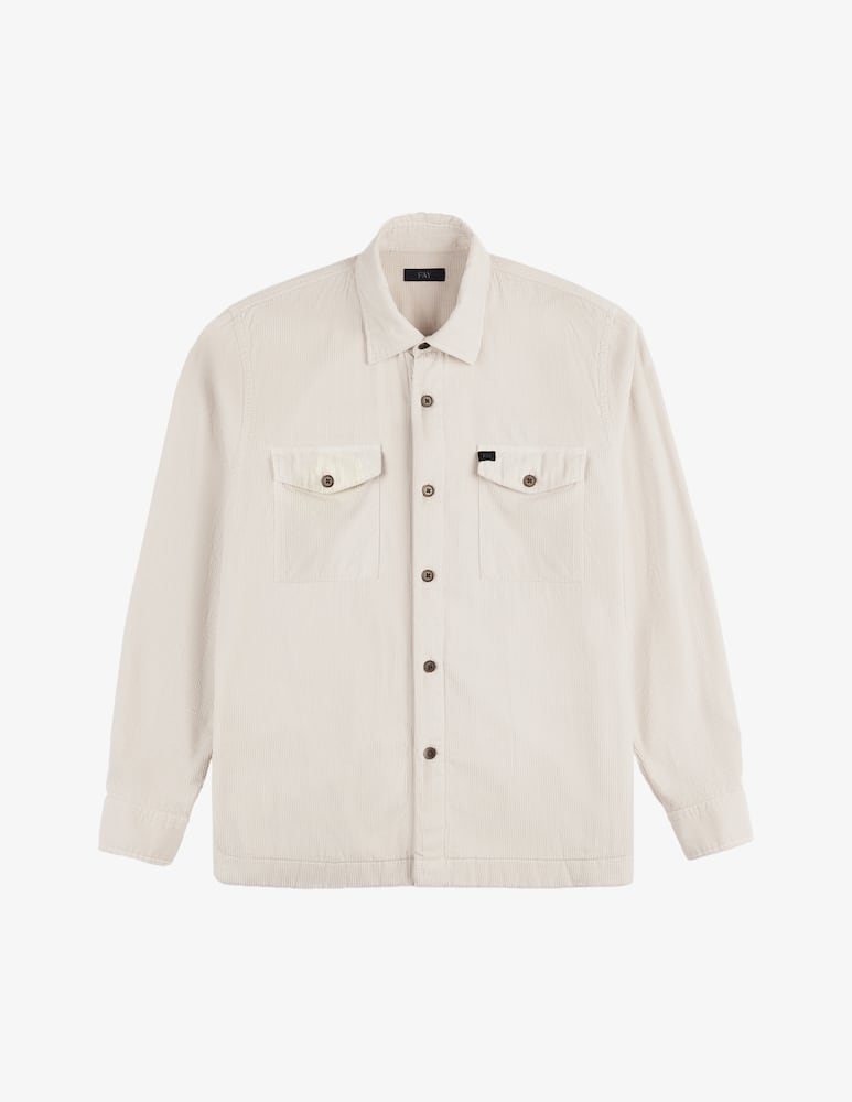 rinascente Fay Camicia giacca in velluto