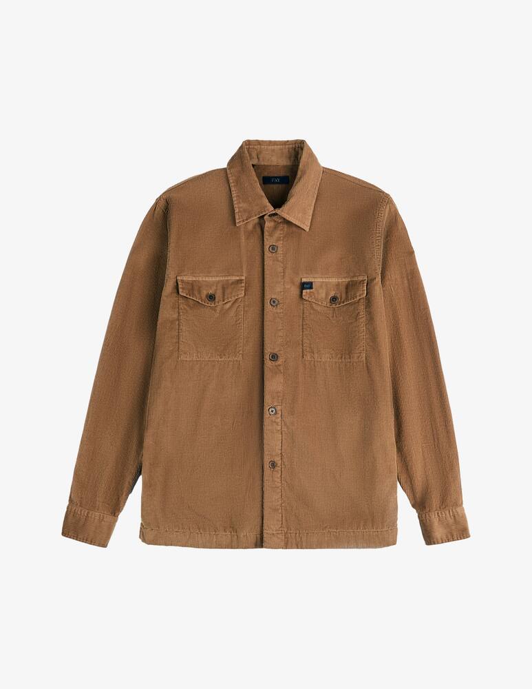 rinascente Fay Camicia giacca velluto