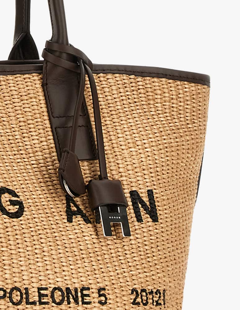 rinascente Hogan Script shopping tote bag