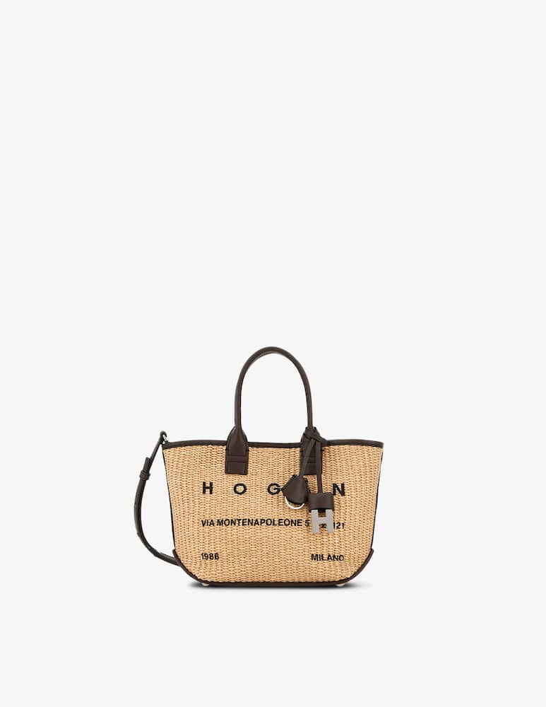 rinascente Hogan Script Small shopping bag