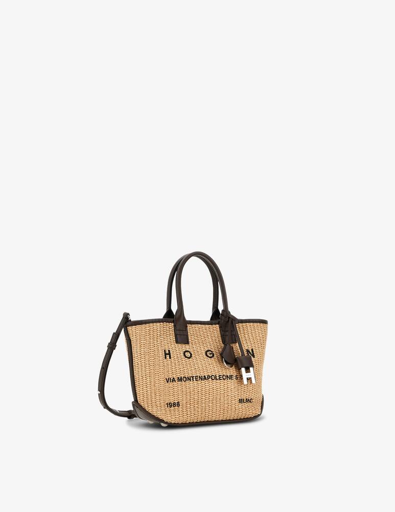 rinascente Hogan Script Small shopping bag