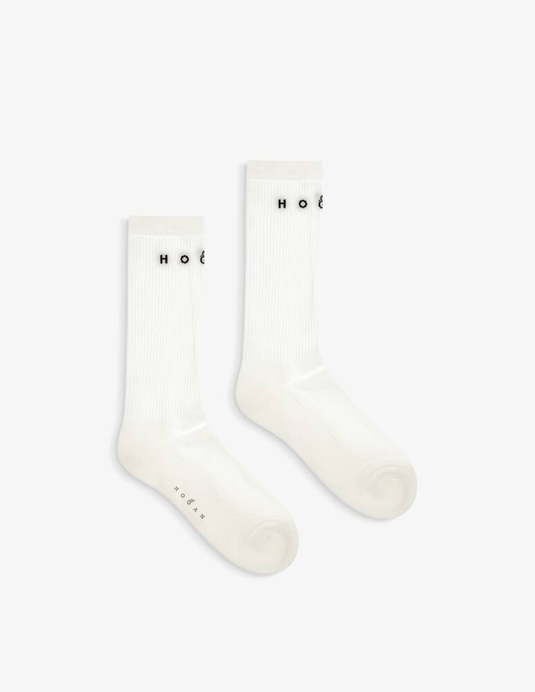 rinascente Hogan Logo ribbed socks
