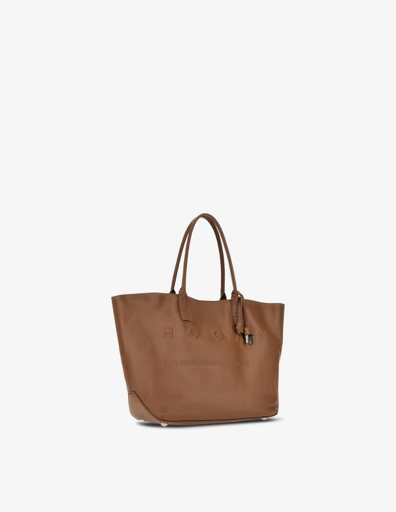 rinascente Hogan Script Medium shopping bag