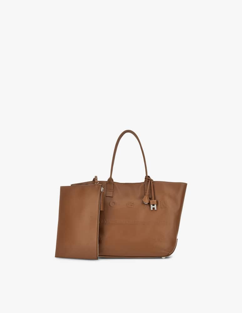 rinascente Hogan Script Medium shopping bag