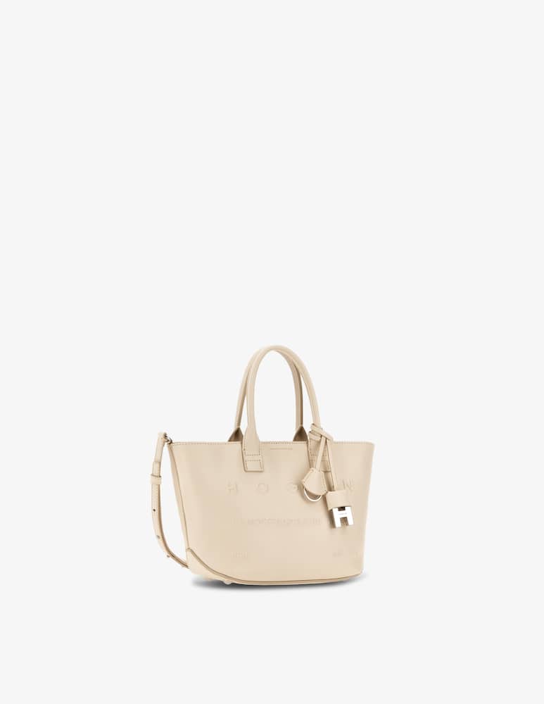 rinascente Hogan Script mini shopping bag