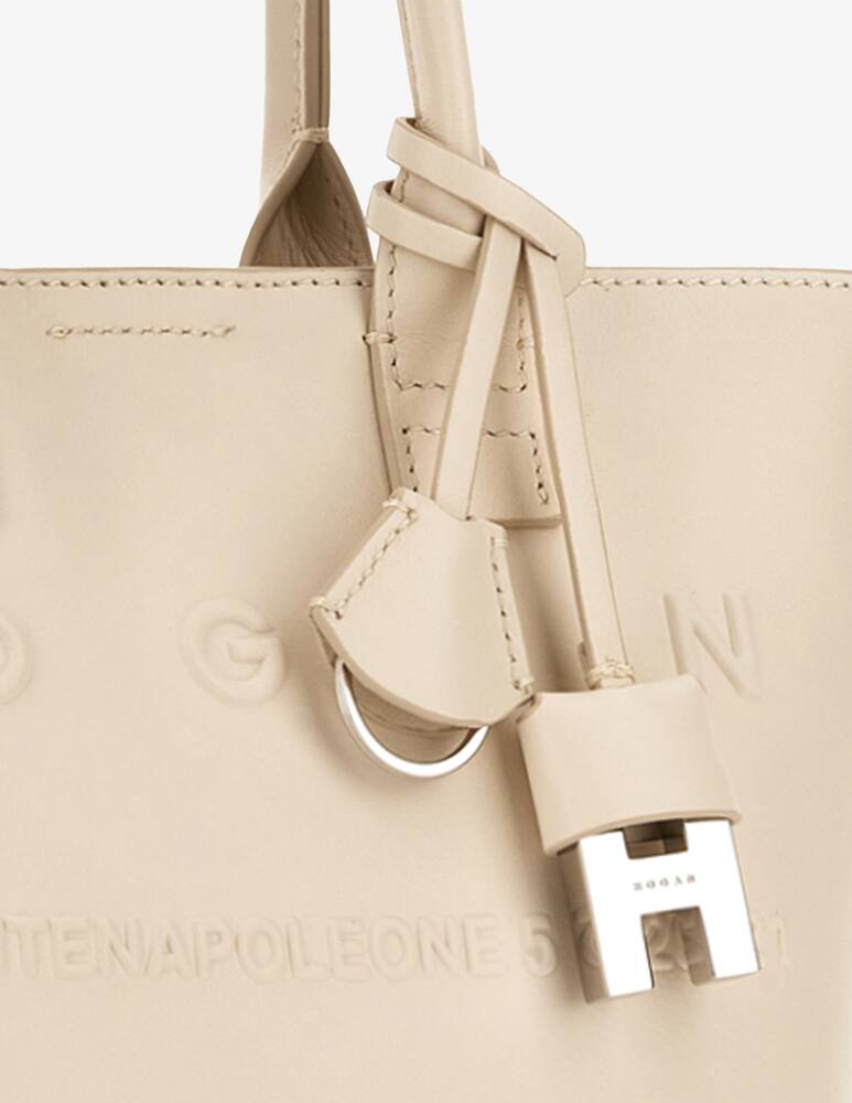 rinascente Hogan Script mini shopping bag