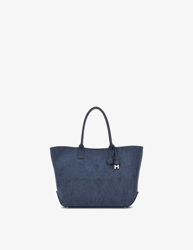 rinascente Hogan Script Medium shopping bag