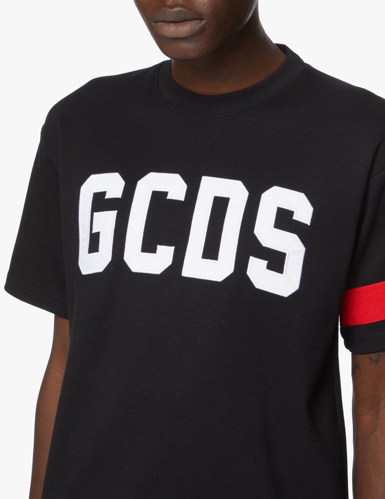rinascente GCDS Logo regular t-shirt short sleeve - black