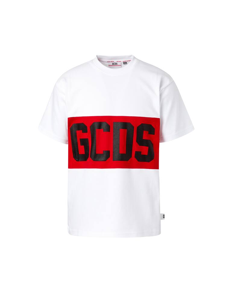 rinascente GCDS Logo tape t-shirt - white