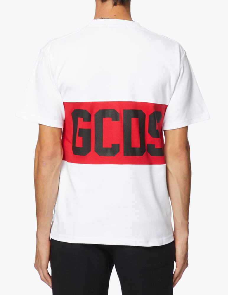 rinascente GCDS Logo tape t-shirt - white
