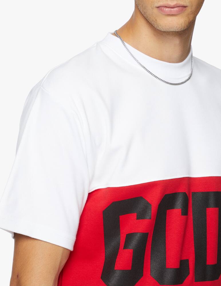rinascente GCDS Logo tape t-shirt - white