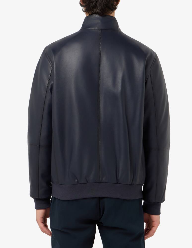 rinascente Harmont & Blaine Leather bomber jacket