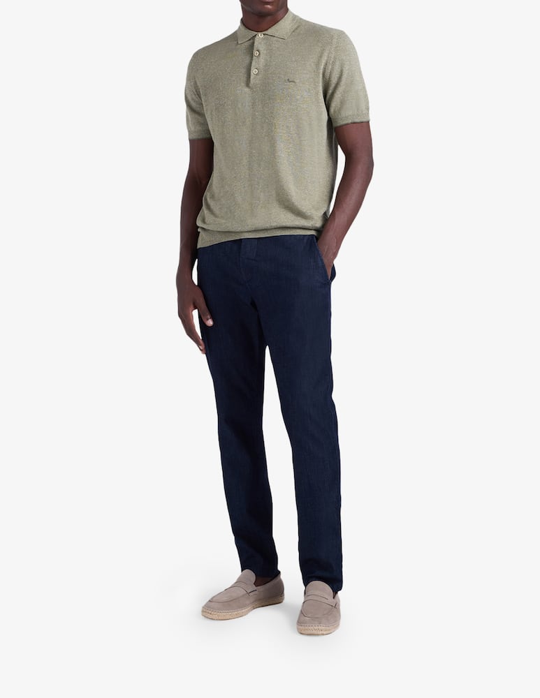 rinascente Harmont & Blaine Polo in cotone e lino mélange