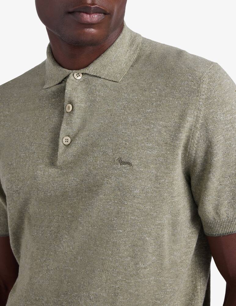 rinascente Harmont & Blaine Polo in cotone e lino mélange