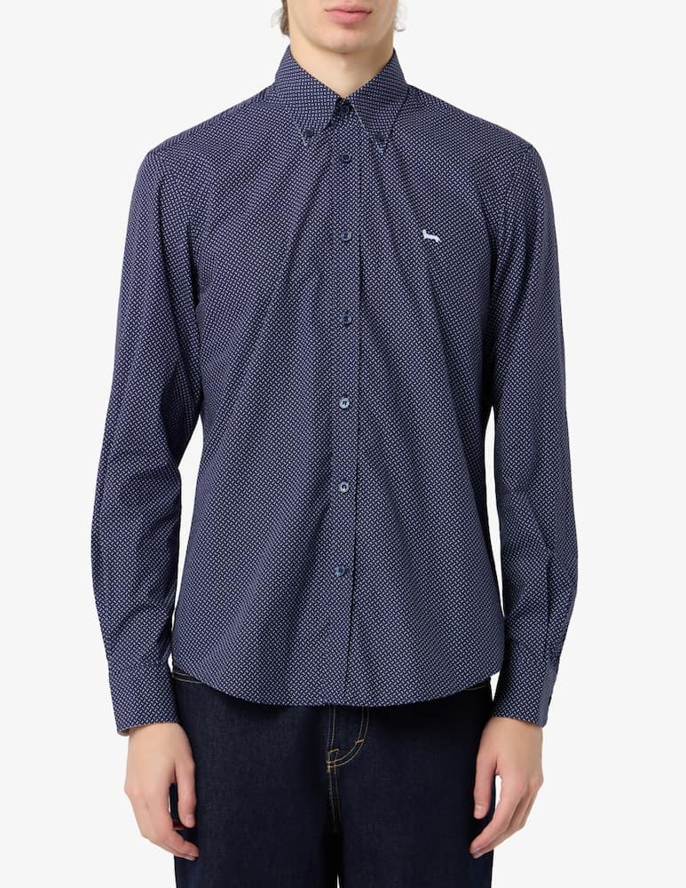 rinascente Harmont & Blaine Camicia microfantasia button down